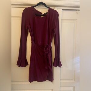 Lulus Burgundy Sweater Dress